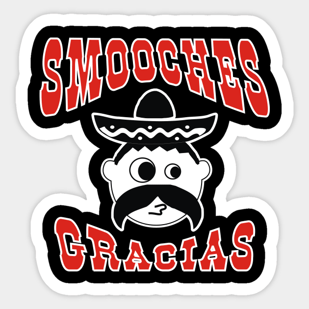 Smooches Gracias Sticker by CrazyCreature